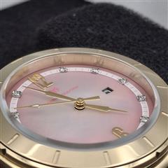 Invicta TechnoMarine TM-85001 Luna Tides Women's 33mm Pink MOP Dial Gold Tone